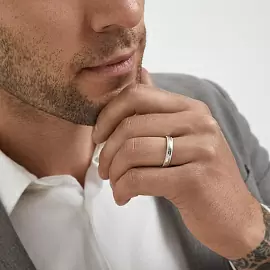 Кольцо обручальное 10-700с серебро_2