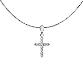Крест декоративный ПДР0028В серебро