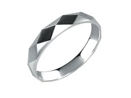 Кольцо обручальное AgМ-307Б серебро