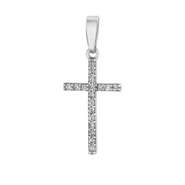 Крест декоративный 650946 серебро