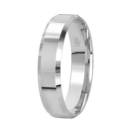 Кольцо обручальное 10-722с серебро