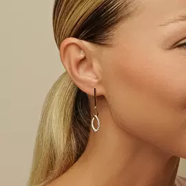 Серьги подвесные 04-62-0355-00 золото_1