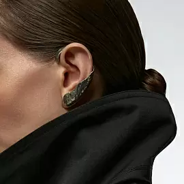 Серьги кафф KV-3-002S-ROMAMILOVA серебро_1