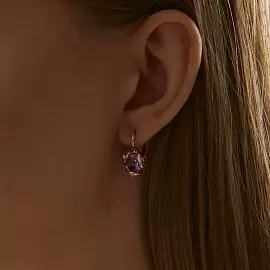 Серьги один камень 728000 золото_1