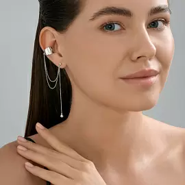 Серьги серьга одиночная 94170377 серебро_1