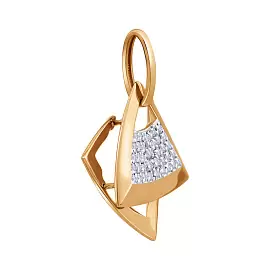 Подвеска 034493-1102 золото Треугольник_1