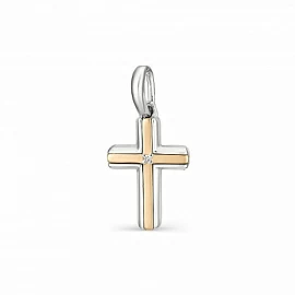 Крест декоративный 03-1249.000Б-00 серебро