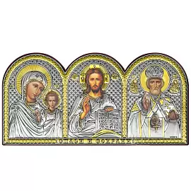 Икона триптих 6396.3O ювелирный сплав Триптих_0