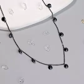 Колье 18-1084-B ювелирный сплав Гирлянда_1