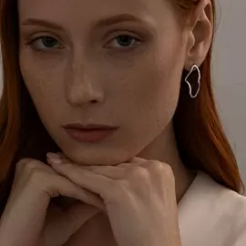 Серьги подвесные 94025899 серебро_2