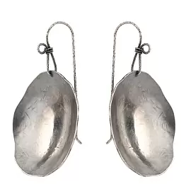 Серьги подвесные СЛ001-40-69 серебро Круг_0