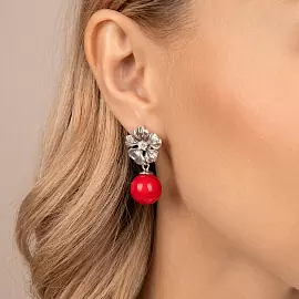 Серьги подвесные 1531с серебро Деметра_1