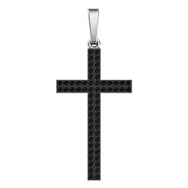Крест декоративный 0800226-00205 серебро_0