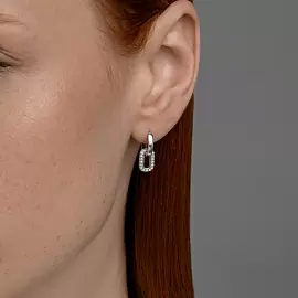 Серьги конго 94026813 серебро_1
