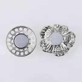 Брошь 61714330-3 ювелирный сплав Цветок_1