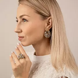 Серьги 23-083 серебро_2