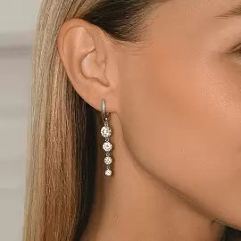 Серьги подвесные LLE7654RK серебро_1