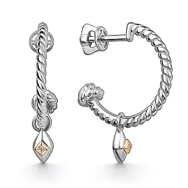 Серьги подвесные 02-4864.000Б-00 серебро_0