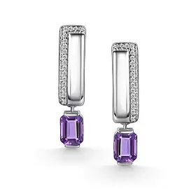 Серьги подвесные 02-5459.00АМ-00 серебро_0