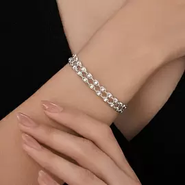 Браслет жесткий 94051588 серебро_1