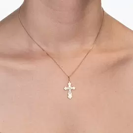 Крест христианский 20-0224 золото Полновесный_1