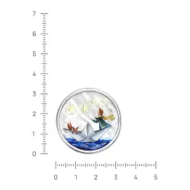 Брошь 5-224-62400 серебро Принц_2