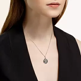 Подвеска знак зодиака 94031388 серебро Дева_1