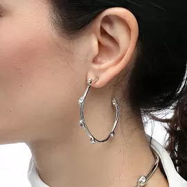 Серьги SW000087R-001E ювелирный сплав_2