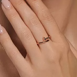 Кольцо 018883 золото Картье Гвоздь_1