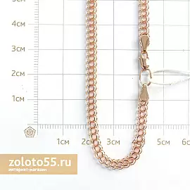 Цепь Итальянка.Ц040П золото_2