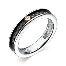 Кольцо 1 камень 01-2650.000Б-17 серебро