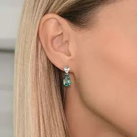 Серьги подвесные 21804527тур золото_1