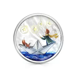 Брошь 5-224-62400 серебро Принц_0