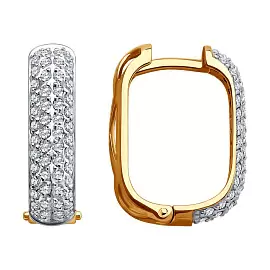 Серьги дорожка 0200357 золото_0