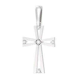 Крест декоративный 1047913-01110 серебро