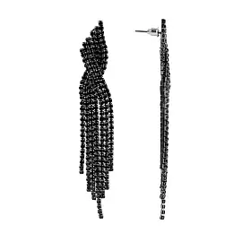 Серьги подвесные 321110141b ювелирный сплав Цепи_0