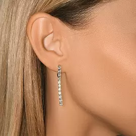 Серьги подвесные 02-3433.00КЦ-00 серебро Дорожка_1