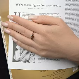 Кольцо К-0284 раух золото_1