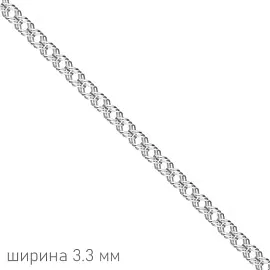 Цепь НЦ22-203Ю-4 d0.40 серебро Полновесная_1
