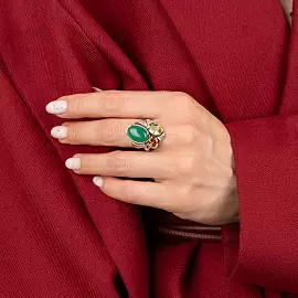 Кольцо 736-нат серебро_1