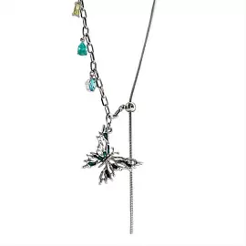 Колье 502961600 ювелирный сплав Бабочка_0