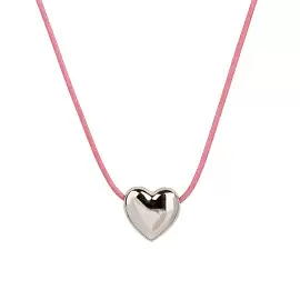 Колье 3-2882-W ювелирный сплав Сердце_0