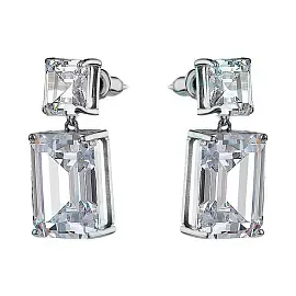 Серьги подвесные EA008088 серебро_0