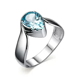 Кольцо 1 камень 10-72-000207T серебро_0
