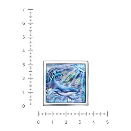 Брошь 5-206-62400 серебро Кит_1