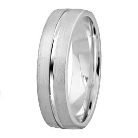 Кольцо обручальное 10-716с серебро