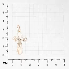 Крест христианский ИХ-26.04-ЛУЧИ золото_1
