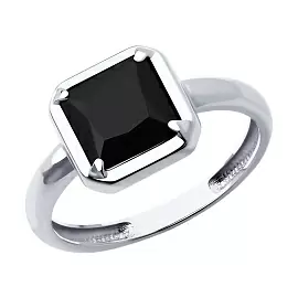 Кольцо 1 камень 94-310-01915-1 серебро_0