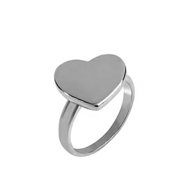 Кольцо SET18078R серебро Сердце
