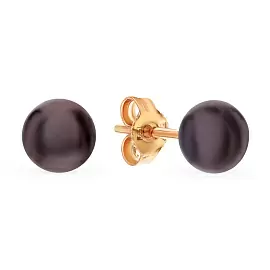 Серьги пусеты ПСЛ-22096 золото_0